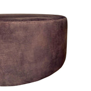 Poef MySofa Poef | Rond | 80 cm | Adore 108 | Bruin 80x80x39 cm-Poefs-Starfurn