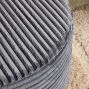 Poef MySofa Poef | Rond | 80 cm | Tilia 85 | Antraciet-Poefs-Starfurn