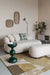 Poef Noxx Polyester, MDF Wit 120x46 cm-Fauteuils-Creating Home