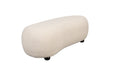 Poef Noxx Polyester, MDF Wit 120x46 cm-Fauteuils-Creating Home