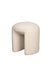 Poef Noxx Polyester, MDF Wit Ø42x46 cm-Poefs-Creating Home