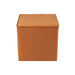 Poef Oker Velours Kubus J-Line 37 cm-Poefs-J-Line