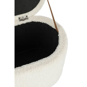 Poef Opslag Teddy Polyester Wit 40 cm 40x80x48 cm-Poefs-J-Line