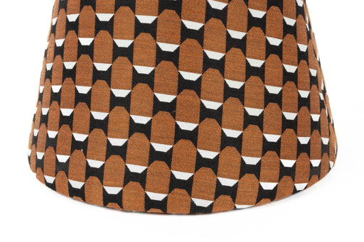 Poef Pin Metaal, Polyester, MDF Bruin Ø37x45 cm-Krukken-Creating Home