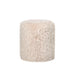Poef Polyester Beige-Poefs-PTMD