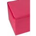 Poef Roze Velours Kubus J-Line 37 cm-Poefs-J-Line