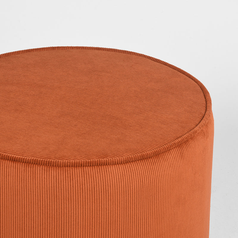 Poef Tibo Rust Ribcord 55 cm Rond 55x55x40 cm-Poefs-LABEL51