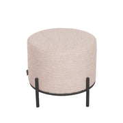 Poef Troy Naturel Boucle L 48x48x42 cm-Poefs-LABEL51