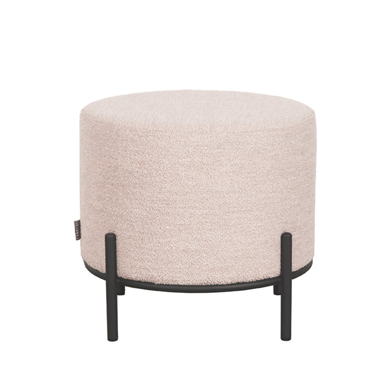 Poef Troy Naturel Boucle L 48x48x42 cm-Poefs-LABEL51