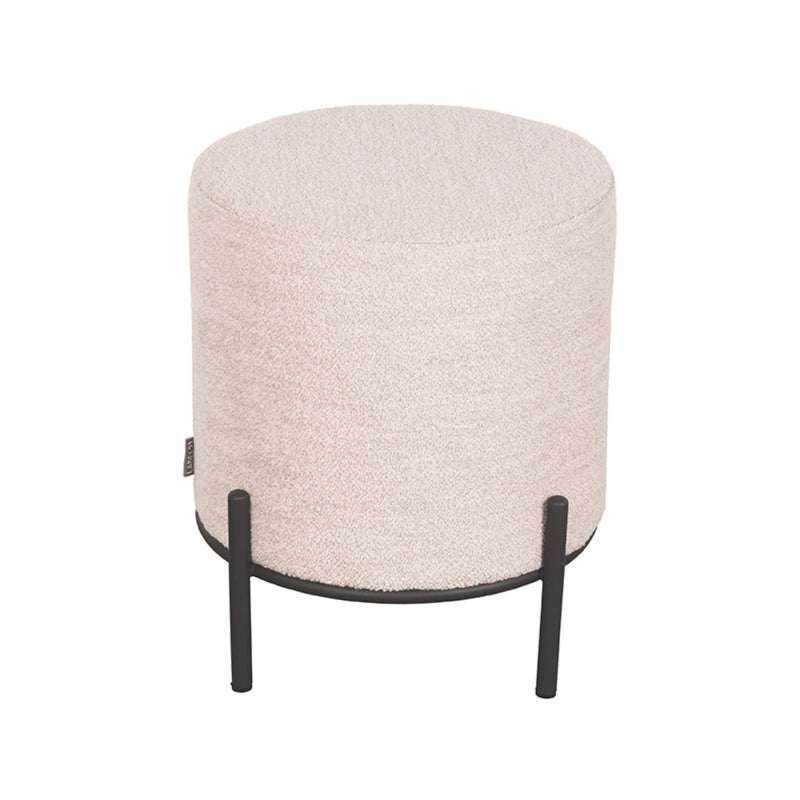 Poef Troy Naturel Boucle M 43x43x48 cm-Poefs-LABEL51
