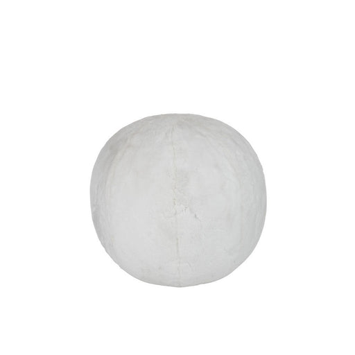Poef Wit Acryl Opblaasbaar 50 cm 50x40x15 cm-Poefs-J-Line