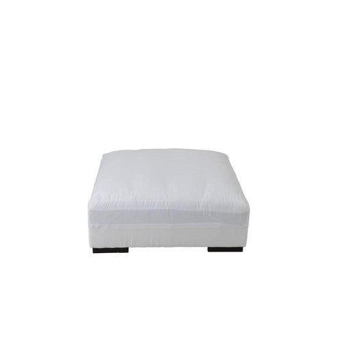Poef Wit Linnen Monaco Exclusive 104 cm-Poefen-J-Line