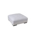 Poef Wit Linnen Monaco Exclusive 104 cm-Poefen-J-Line