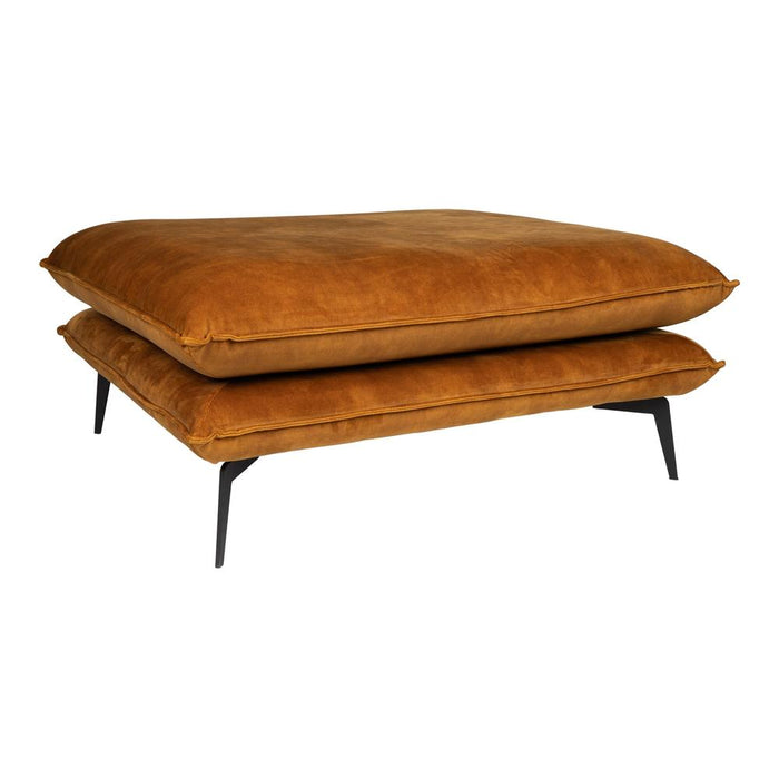 Poefen 3-zitsbank Flow Bank Hocker Adroa Goud KD-Poefen-PTMD