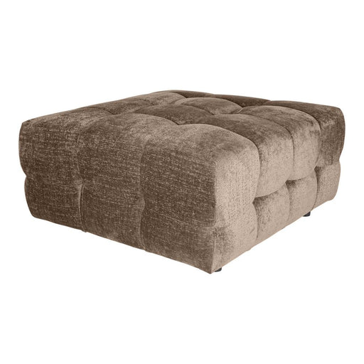 Poefen 3-zitsbank Jidde Bank Berge 1042 Beige Stof Hocker-Poefen-PTMD