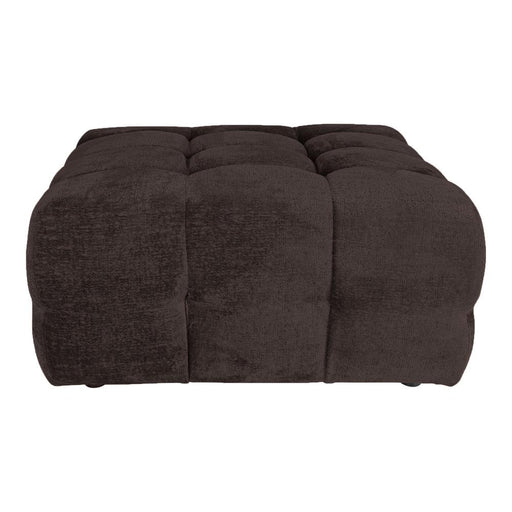 Poefen 3-zitsbank Jidde Bank Berge 1072 Dark Grijs Stof Hocker-Poefen-PTMD