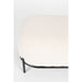 Polly Hocker Teddy Ivoor Crème Stof 66 cm-Poefen-Creating Home