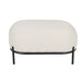 Polly Hocker Teddy Ivoor Crème Stof 66 cm-Poefen-Creating Home