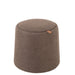 Pouf | Bijzettafel Rond Textiel | Hout Brown-Poefs-J-Line