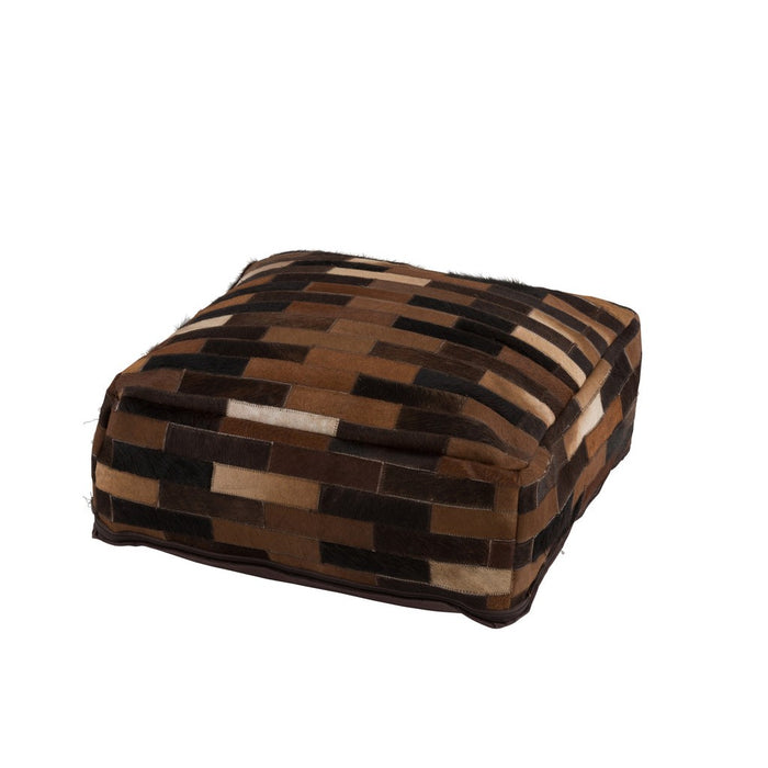 Pouf Chalet Leer Brown-Poefs-J-Line