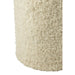 Pouf Cylinder Shaggy Polyester Cream-Poefs-J-Line