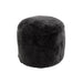 Pouf Rond Sheepskin Dark Grey-Poefs-J-Line