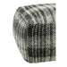 Pouf Vierkant Checkered Wool Grey | Zwart-Poefs-J-Line