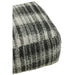 Pouf Vierkant Checkered Wool Grey | Zwart-Poefs-J-Line