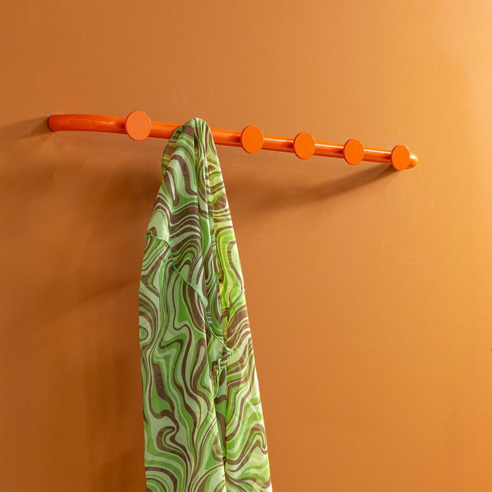 RETRO 6 Wandkapstok - Pure Orange Spinder Design-Kapstokken-Spinder