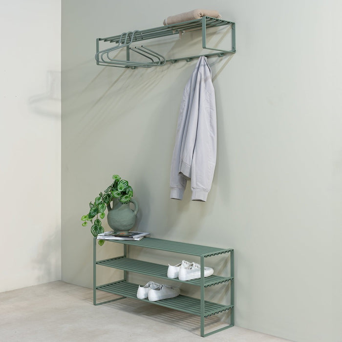 REX 2 XL (100 cm) Wandkapstok - Dusty Green Spinder Design-Kapstokken-Spinder