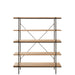 Rack 5 Shelves Wood/Metal Natural-Vakkenkasten-J-Line