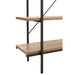 Rack 5 Shelves Wood/Metal Natural-Vakkenkasten-J-Line