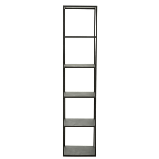 Rack 6 Levels Metaal Zwart-Vakkenkasten-J-Line