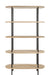 Rack Eli 5Shelves Mango Wood/Iron Natural/Grey-Vakkenkasten-J-Line