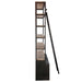 Rack + Ladder 4 Shelves Hout | Metaal Natuurlijk | Brown 160 X45 x243 cm-Vakkenkasten-J-Line