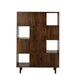 Rack Rafi 4 Levels Iron | Mango Hout Gold | Donker bruin-Vakkenkasten-J-Line