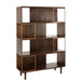 Rack Rafi 4 Levels Iron | Mango Hout Gold | Donker bruin-Vakkenkasten-J-Line