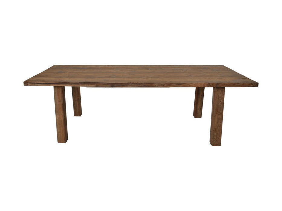 Rechthoekige eettafel tuin - 180x90x76 - Naturel - Teak-Eettafels-HSM Collection