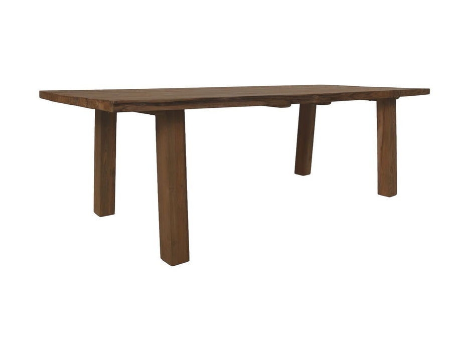 Rechthoekige eettafel tuin - 180x90x76 - Naturel - Teak-Eettafels-HSM Collection