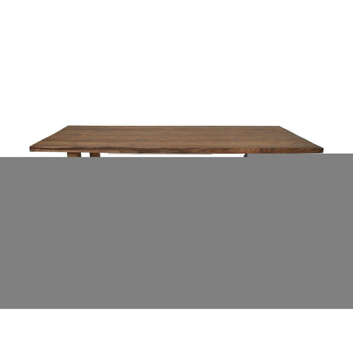 Rechthoekige eettafel tuin - 180x90x76 - Naturel - Teak-Eettafels-HSM Collection