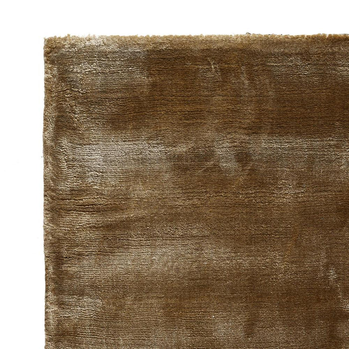 Rechthoekige vloerkleden Vloerkleed Flavia Bruin Viscose Handwoven Tapijt XL-Rechthoekige vloerkleden-PTMD