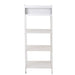 Rek 1 lade+3 legplanken metaal wit-Vakkenkasten-J-Line