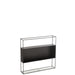 Rek Seen metaal/glas zwart-Vakkenkasten-J-Line