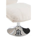 Relax Fauteuil + hocker Lay Metaal | Plywood Cream | Silver-Fauteuils-J-Line