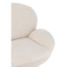 Relax Fauteuil + hocker Lay Metaal | Plywood Cream | Silver-Fauteuils-J-Line