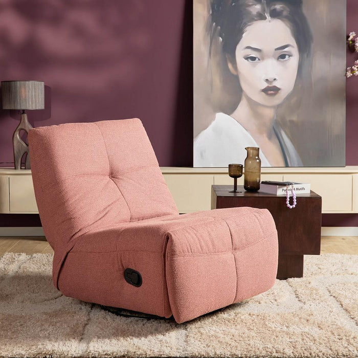 Relaxfauteuil Lazy - Roze-Relaxfauteuils-Starfurn