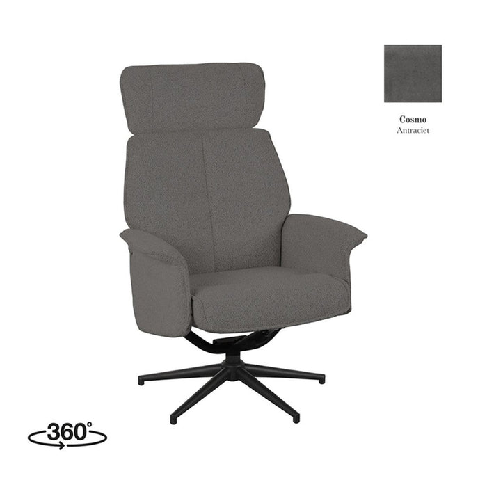 Relaxfauteuil Verdal 77x79x109 cm Antraciet-Fauteuils-LABEL51