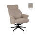 Relaxfauteuil Verdal 77x79x109 cm Suede Taupe-Fauteuils-LABEL51