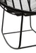 Rocking Chair Pam Metal/Plastic Black-Fauteuils-J-Line