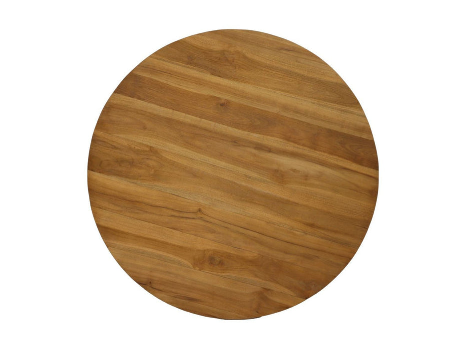 Rond Tafelblad-ø140x2,5-Naturel-Teak-Ronde tafelbladen-HSM Collection